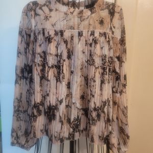 Cliché Pleated Long Sleeve Shirt